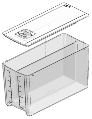 Dual Milk Container Box For FG12 - 3.5L + 3.5L